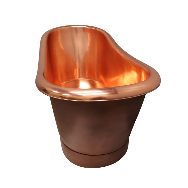 Barclay Chopin COTDSN70B-SAP 70 Inch Copper Double Slipper Bathtub