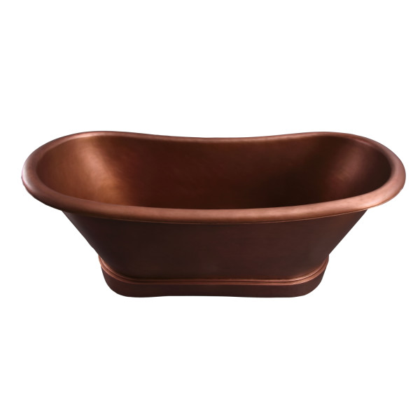 Barclay Carwyn COTDSN72L-SAC 72 Inch Copper Double Slipper Bathtub
