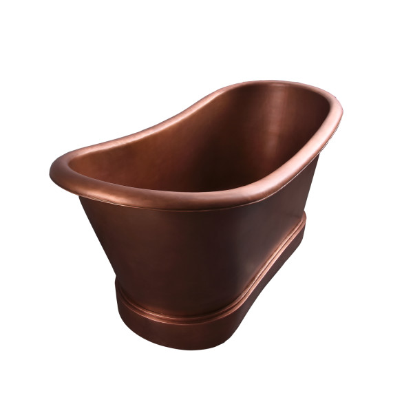 Barclay Carwyn COTDSN72L-SAC 72 Inch Copper Double Slipper Bathtub
