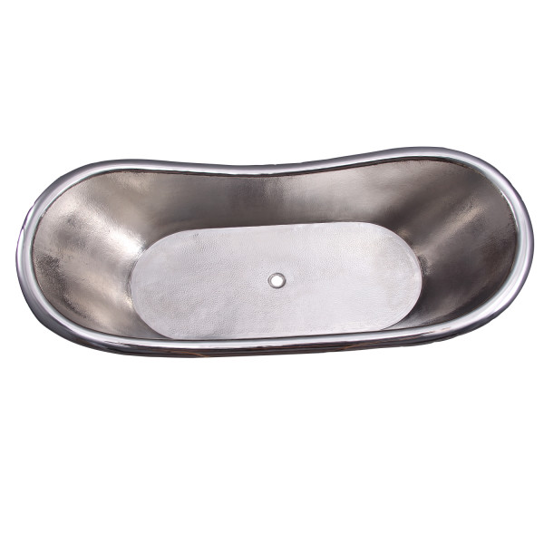 Barclay Ashton COTDSN72P-CN 72 Inch Copper Double Slipper Tub