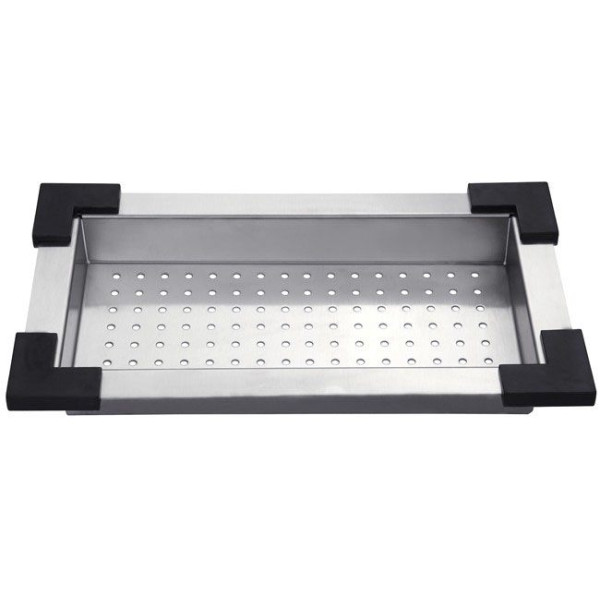 Kraus Stainless Steel Colander, 17 1/2" x 9 1/2" x 2 1/4", CS-2