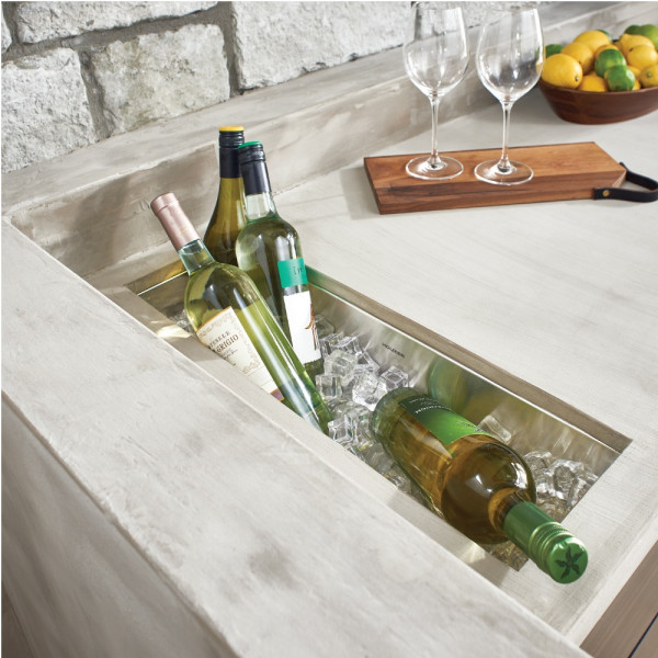 Houzer CTB-2385 Contempo Trough Series Undermount Stainless Steel Bar/Prep Sink