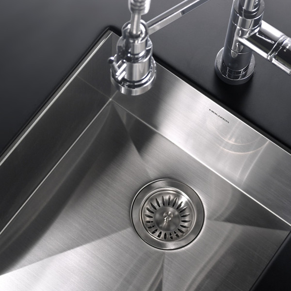 Houzer CTR-1700 Contempo Series Undermount Stainless Steel Bowl Bar/Prep Sink