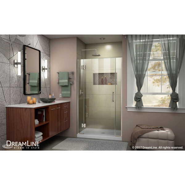 DreamLine D12372 Unidoor-X 29 in. W x 72 in. H Hinged Shower Door