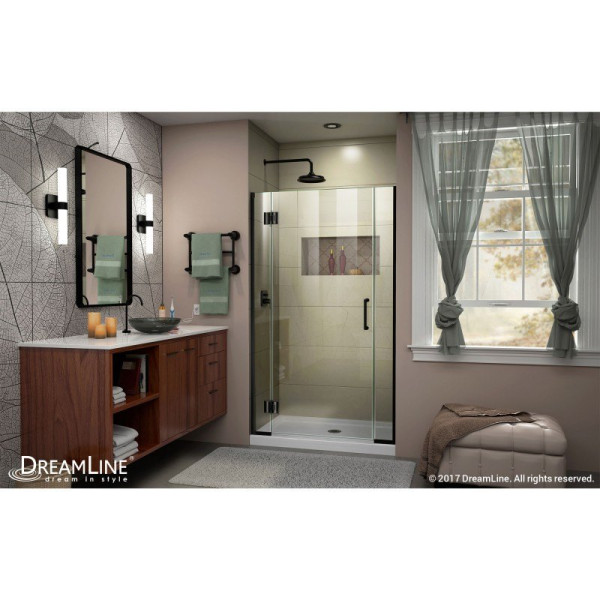 DreamLine D1240672 Unidoor-X 36 - 36 1/2 in. W x 72 in. H Hinged Shower Door