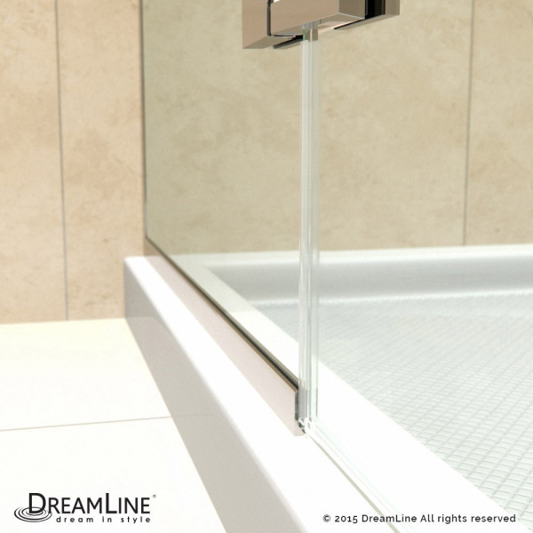 DreamLine D1253636 Unidoor-X 67 - 67 1/2 in. W x 72 in. H Hinged Shower Door