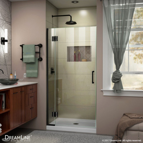 DreamLine D12572 Unidoor-X 31 in. W x 72 in. H Hinged Shower Door