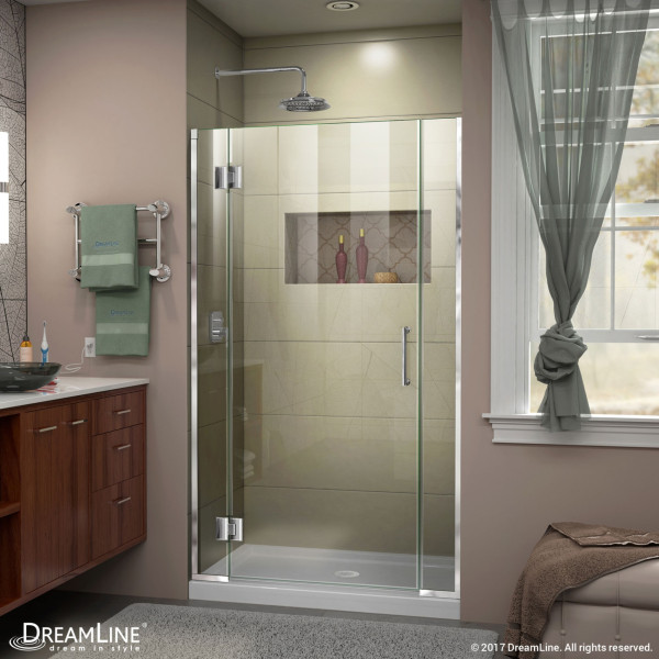 DreamLine D1280672 Unidoor-X 40 - 40 1/2 in. W x 72 in. H Hinged Shower Door