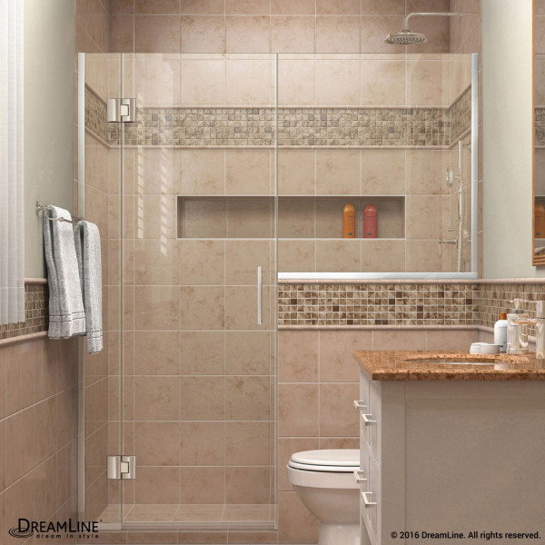 DreamLine D1283634 Unidoor-X 70 - 70 1/2 in. W x 72 in. H Hinged Shower Door