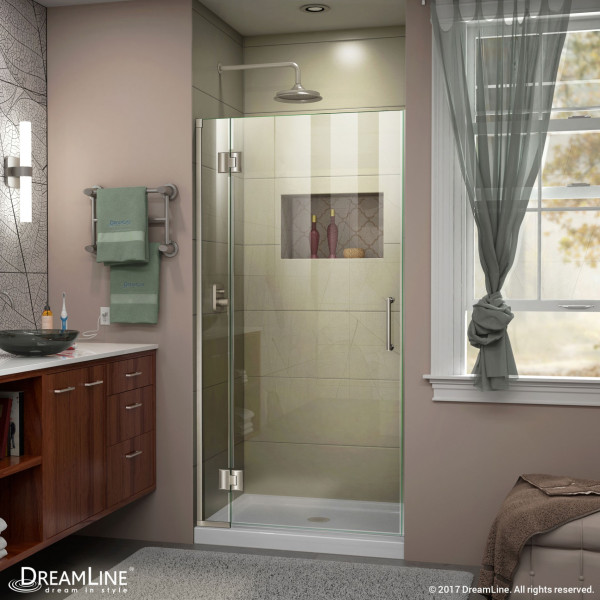 DreamLine D13072 Unidoor-X 36 in. W x 72 in. H Hinged Shower Door
