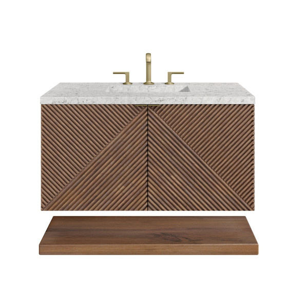 James Martin D200-V36-CSN-3EJP Single Vanity Chestnut Eternal Jasmine Pearl Top