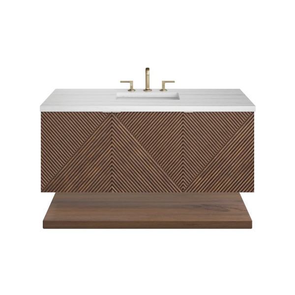 James Martin D200-V48-CSN-3AF 48" Single Vanity w/ Arctic Fall Solid Surface Top