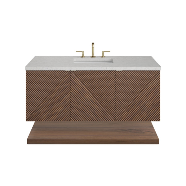 James Martin D200-V48-CSN-3EJP Single Vanity w/ Eternal Jasmine Pearl Quartz Top