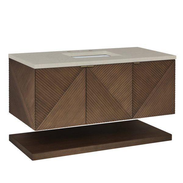 James Martin D200-V48-CSN-3EMR 48" Single Vanity w/ Eternal Marfil Quartz Top