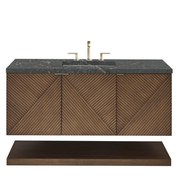 James Martin D200-V48-CSN-3PBL 48" Single Vanity w/ Parisien Bleu Quartz Top