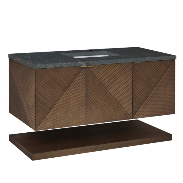 James Martin D200-V48-CSN-3PBL 48" Single Vanity w/ Parisien Bleu Quartz Top