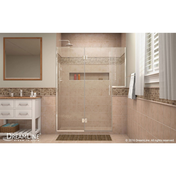 DreamLine D3232434L Unidoor-X 71 -71 1/2" W Hinged Shower Door Left-wall Bracket