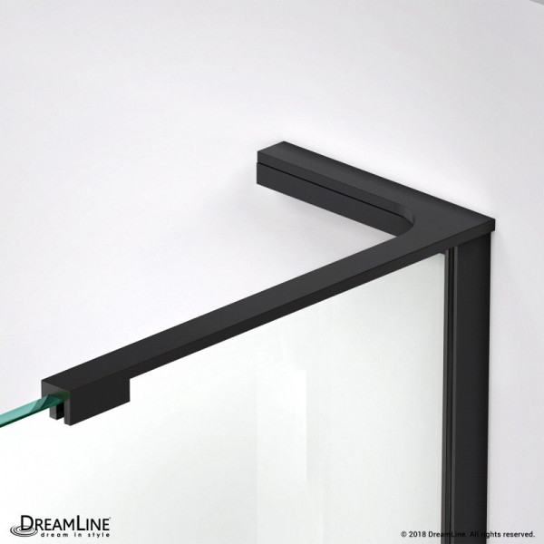 DreamLine D3232434R Unidoor-X 71 - 71 1/2" Hinged Shower Door Right-wall Bracket
