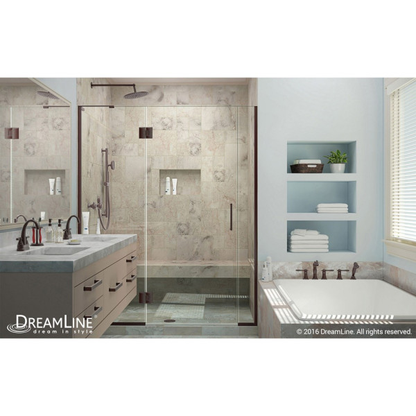 DreamLine D3241472L Unidoor-X 62 - 62 1/2 in. W Shower Door Left-wall Bracket