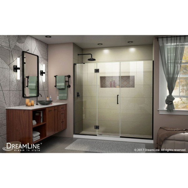 DreamLine D3241472L Unidoor-X 62 - 62 1/2 in. W Shower Door Left-wall Bracket