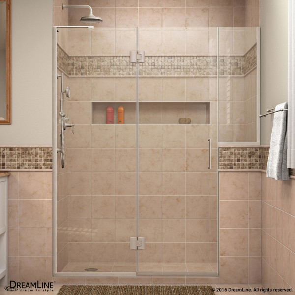 DreamLine D3242434L Unidoor-X Hinged Shower Door With Left-wall Bracket