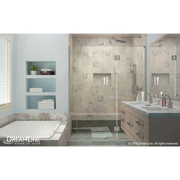 DreamLine D3260672R Unidoor-X 56 - 56 1/2 in. W Shower Door Right-wall Bracket