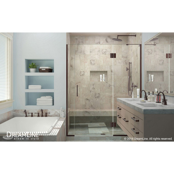 DreamLine D3260672R Unidoor-X 56 - 56 1/2 in. W Shower Door Right-wall Bracket