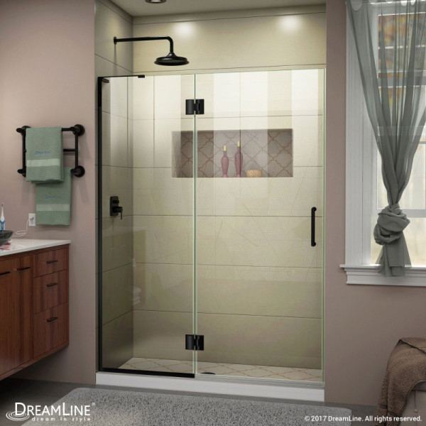 DreamLine D32672L Unidoor-X 50" W x 72" H Hinged Shower Door Left-wall Bracket