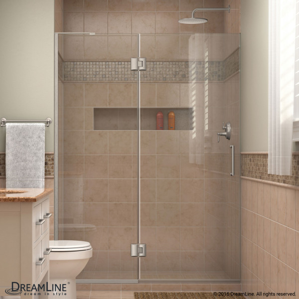 DreamLine D32872L Unidoor-X Hinged Shower Door With Left-wall Bracket