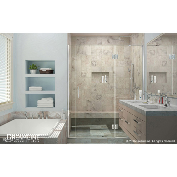 DreamLine D3291472R Unidoor-X Hinged Shower Door With Right-wall Bracket