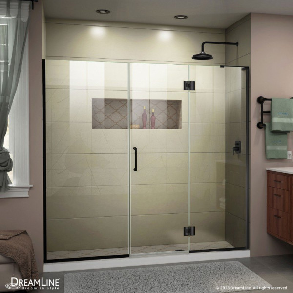DreamLine D33014572R Unidoor-X Hinged Shower Door With Right-wall Bracket