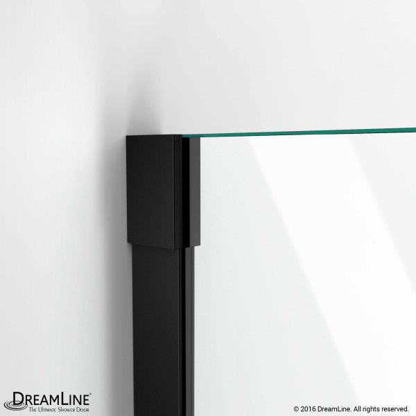 DreamLine D58580 58-58 1/2 in. W x 58 in. H Frameless Hinged Tub Door