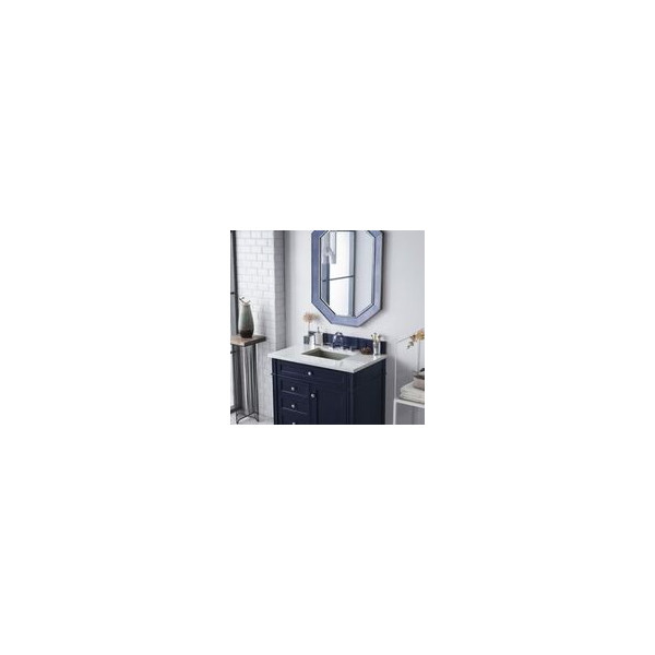 James Martin 650-V36-VBL-3 Brittany 36 Inch Victory Blue Vanity with Top