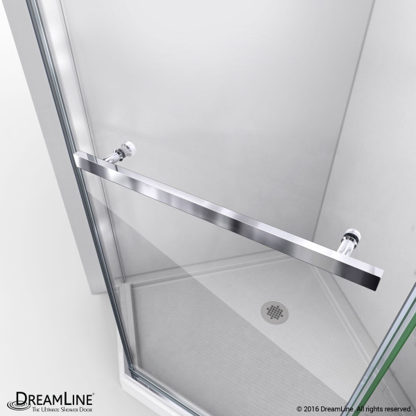 DreamLine DL-6033-88-01 Chrome Prism Neo-Angle Shower Enclosure with Base