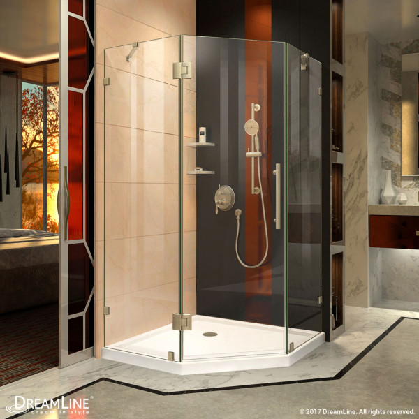 DreamLine DL-6053 Prism Lux Shower Enclosure With Corner Drain Base