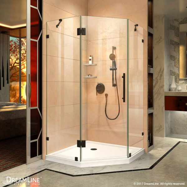 DreamLine DL-6053 Prism Lux Shower Enclosure With Corner Drain Base