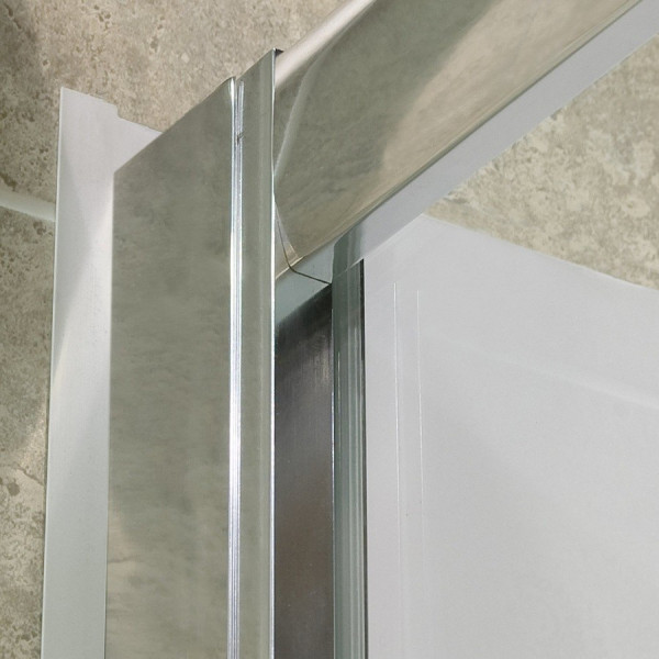 Dreamline DL-6116L-CL Clear Shower Door, 30" by 60" Base and Backwall Kit