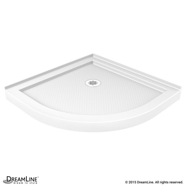 DreamLine DL-6152-04CL Brushed Nickel Shower Enclosure W/ Base & Backwalls