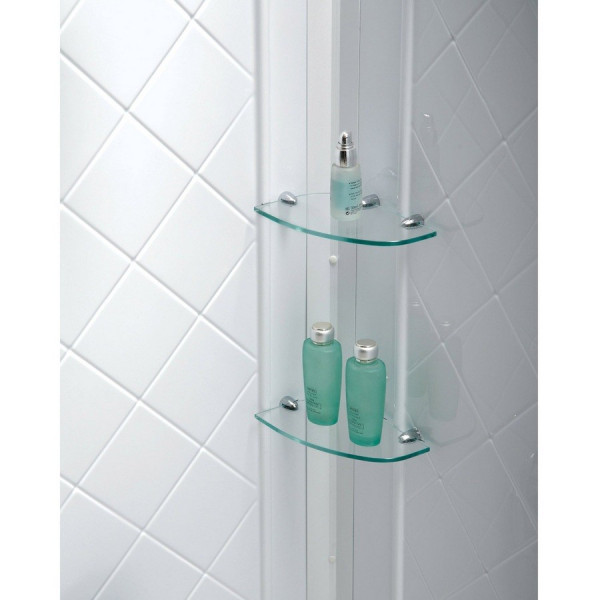 DreamLine DL-6192C-01 SlimLine 36"x60" Shower Base & QWALL-5 Backwall Kit Center