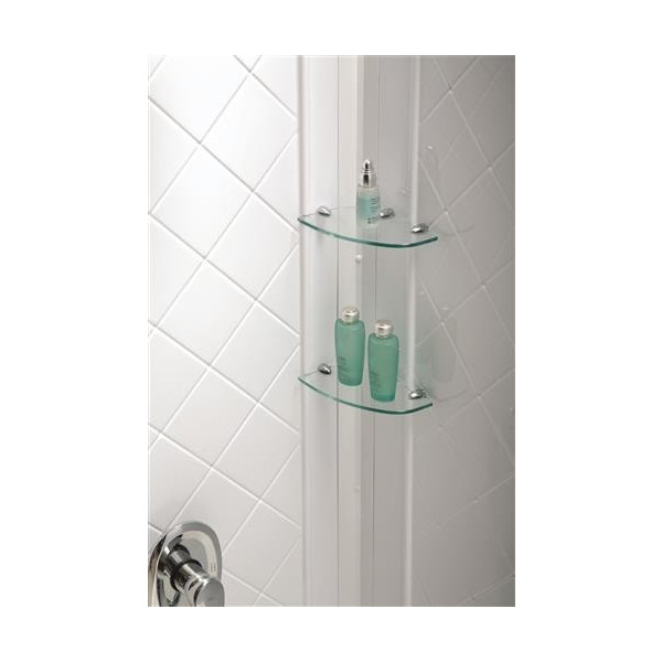 DreamLine DL-6194C-01 SlimLine 36" by 36" Shower Base & QWALL-5 Backwall Kit