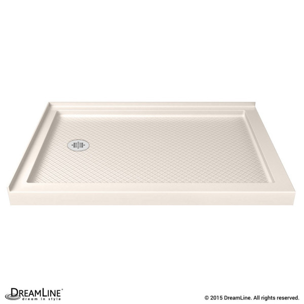DreamLine DLT-1036541-P SlimLine 36x54" Double Threshold Shower Base
