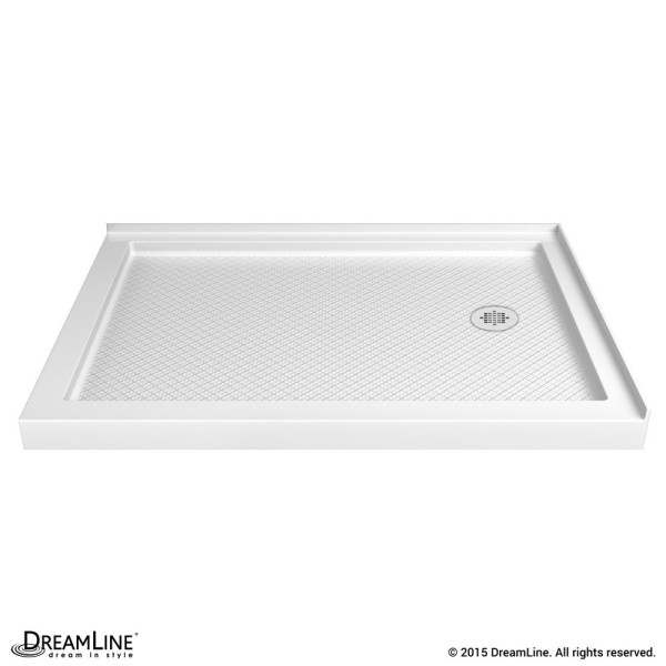 DreamLine DLT-1036542-P SlimLine 36x54" Double Threshold Shower Base