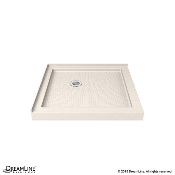 DreamLine DLT-1042420-P SlimLine 42 in. Double Threshold Shower Base