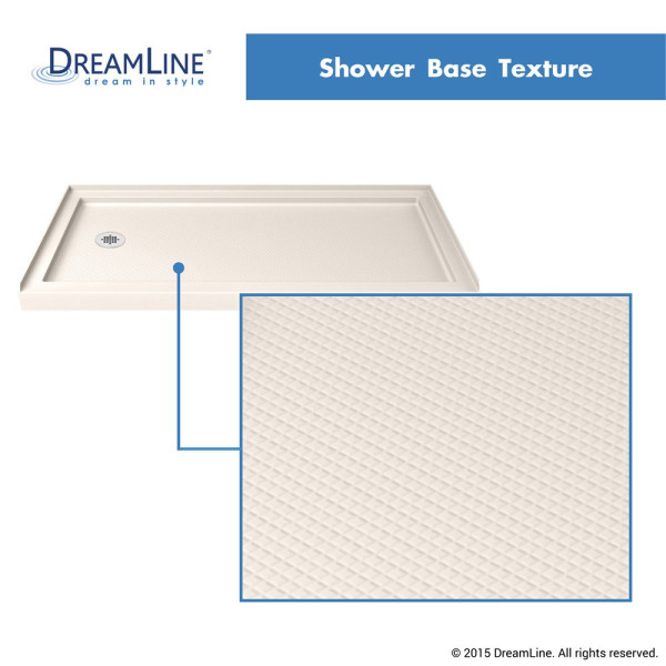 DreamLine DLT-113060-22 SlimLine Biscuit 30" x 60" Single Threshold Shower Base