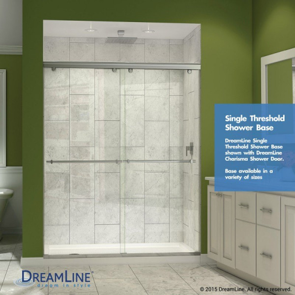 DreamLine DLT-113648 SlimLine 36 Inch by 48 Inch Single Threshold Shower Base