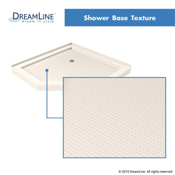 DreamLine DLT-204242 SlimLine 42 Inch by 42 Inch Neo-Angle Shower Receptor