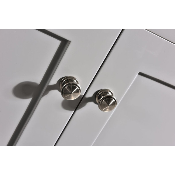 Eviva EVVN69-30 Acclaim C. 30 Inch Transitional Bathroom Vanity with White Carrera Marble Top