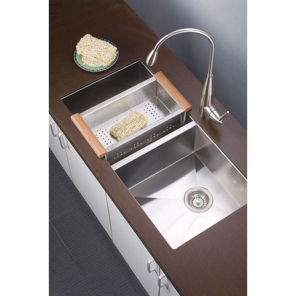 Dawn DSQ241607 Undermount Satin Squared  Kitchen Sink