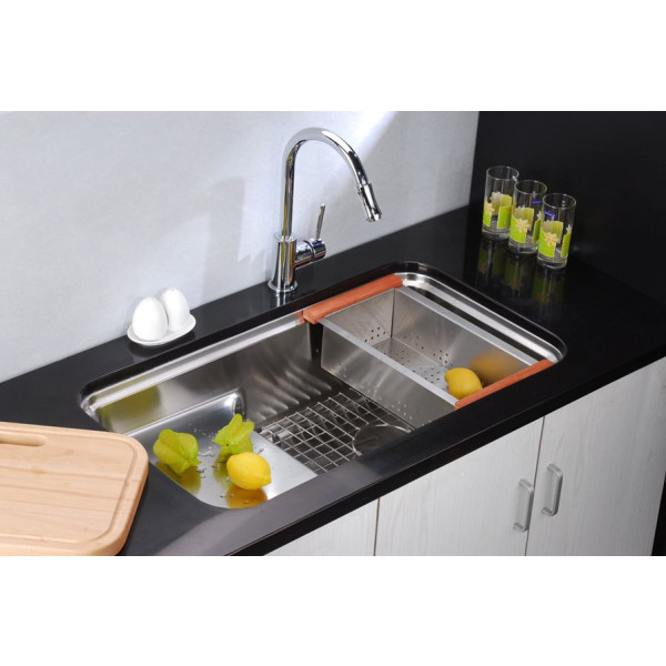 Dawn DSU3017 Undermount Rounded Corner Single Bowl Sink