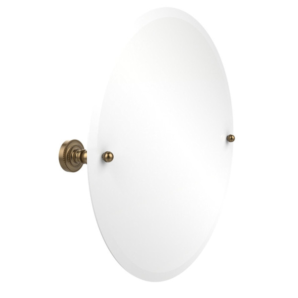 Allied Brass DT-90 Dottingham 22" Round Tilt Mirror with Beveled Edge